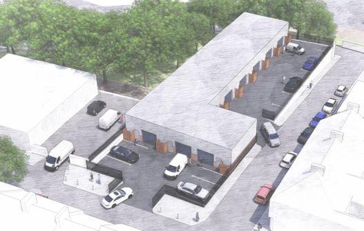 Illustrative 3 D visual of the commercial scheme
