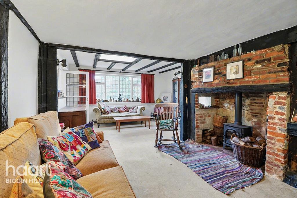 Living room, fireplace