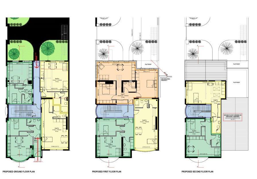 Proposed floor plan layout