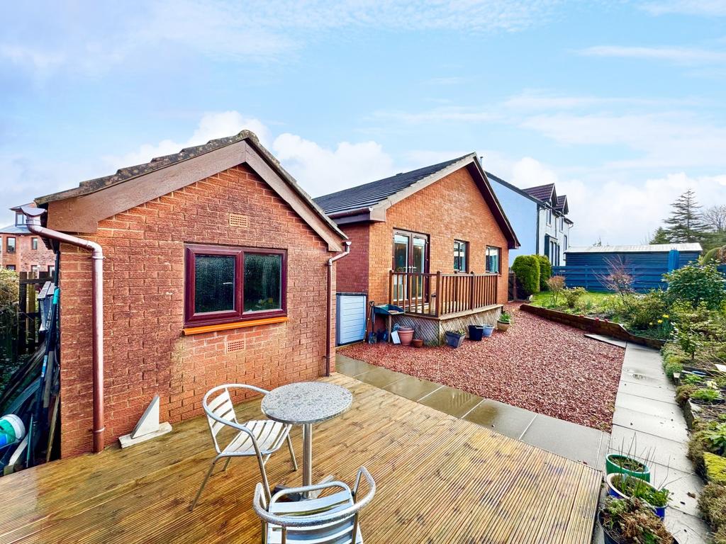 The Lane, Skelmorlie rear garden