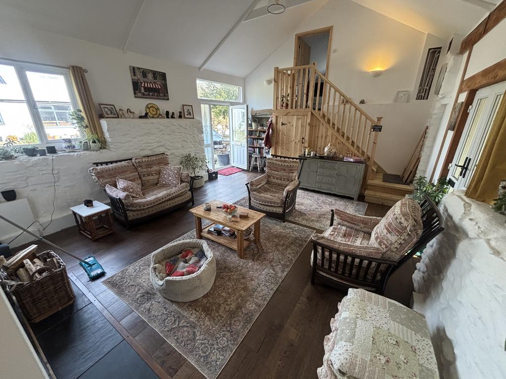 Barn conversion living room (second image)