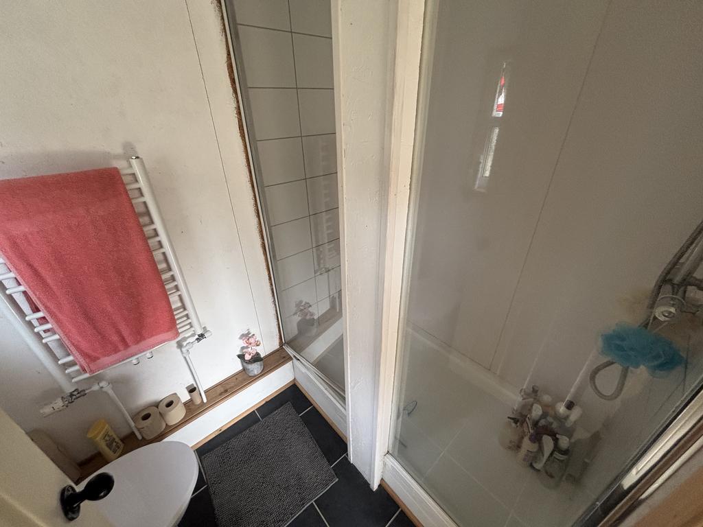 Barn conversion shower room