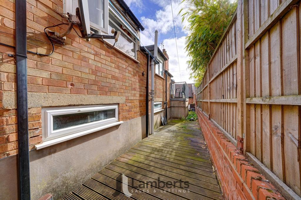 Narrow Decking area