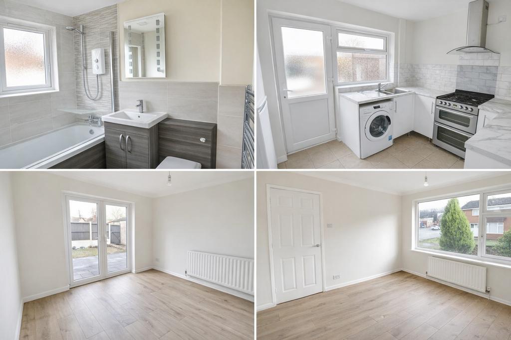 Bright, modern rooms with garden access...