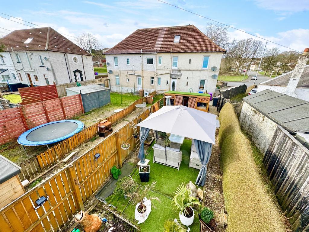 Dalry Road, Kilbirnie rear garden photo