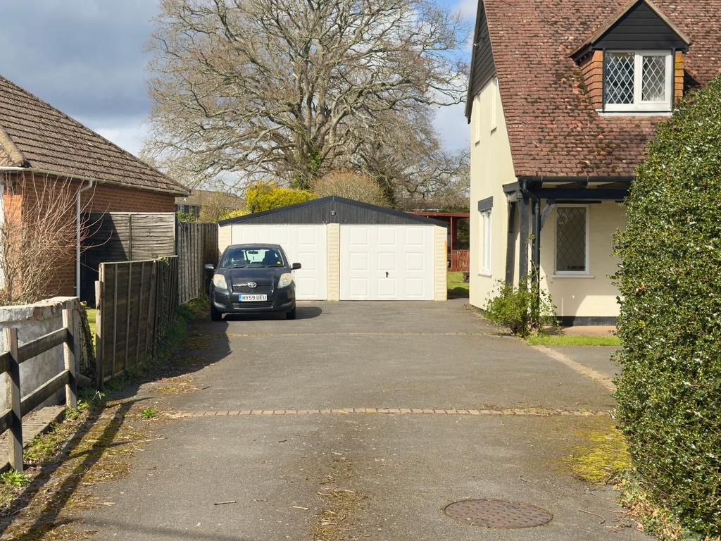 Driveway and Double Garage