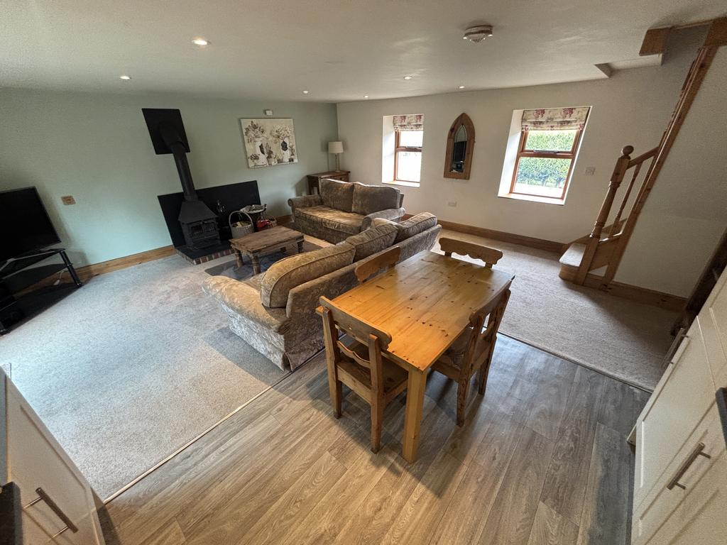 Open plan kitchen/living area (second image)