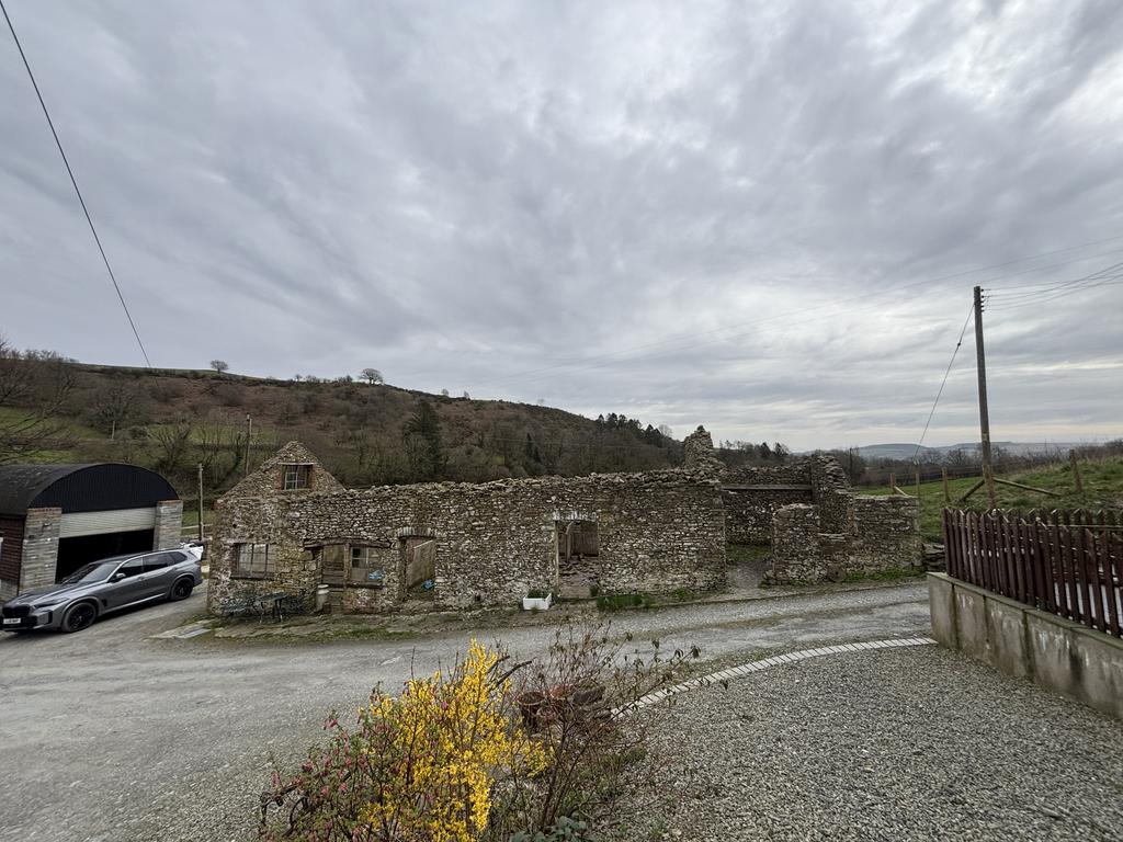 Dilapidated cow shed