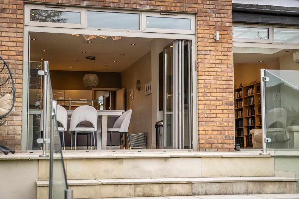 Bi-fold doors leading to the garden