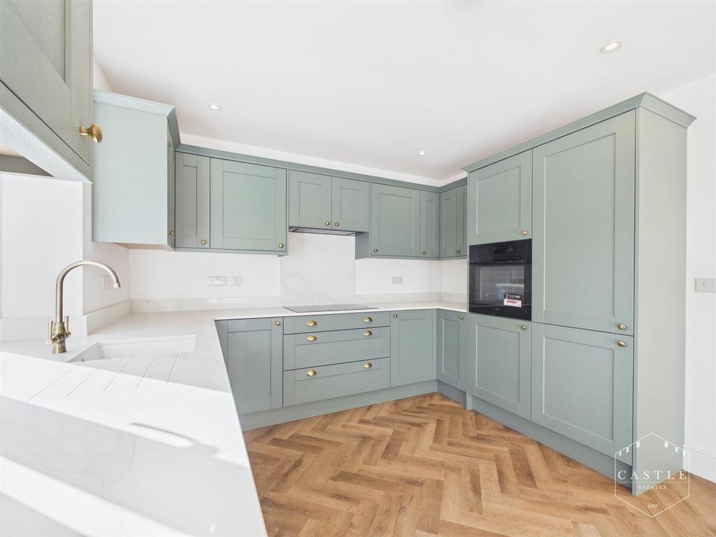 Open plan living dining kitchen