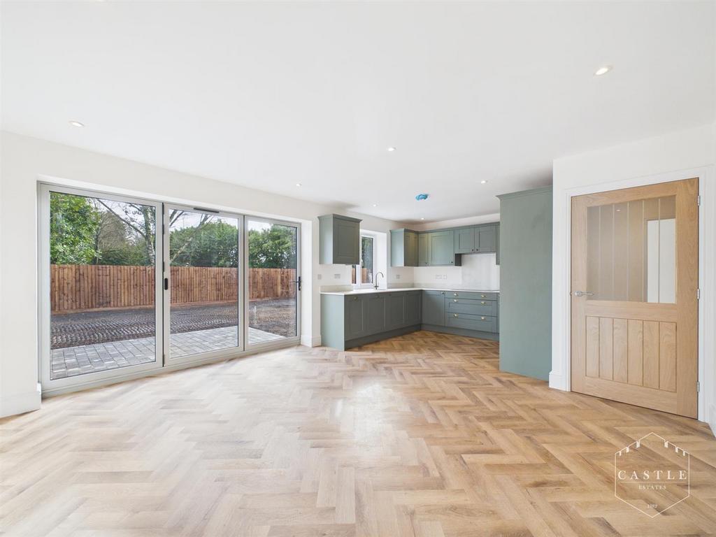 Open plan living dining kitchen
