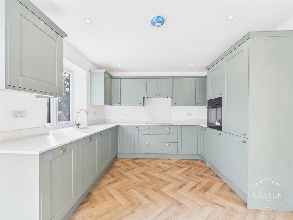 Open plan living dining kitchen