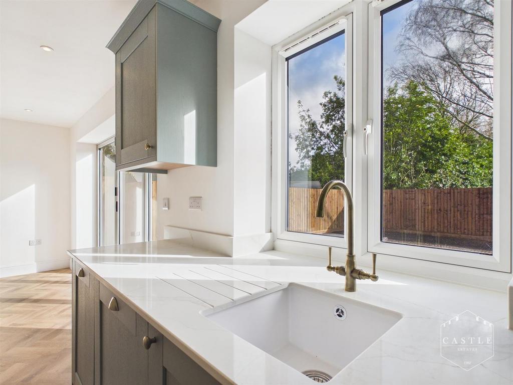 Open plan living dining kitchen