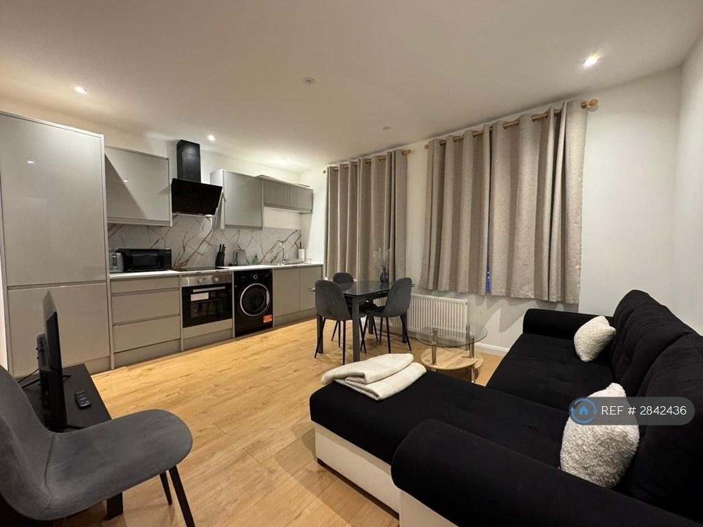 Open Plan Living Room With Kitchen