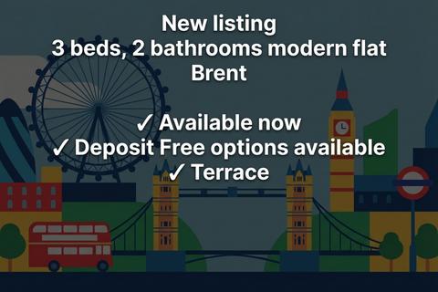 3 bedroom flat to rent, Granville Road