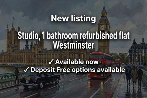 Studio to rent, Vauxhall Bridge Road