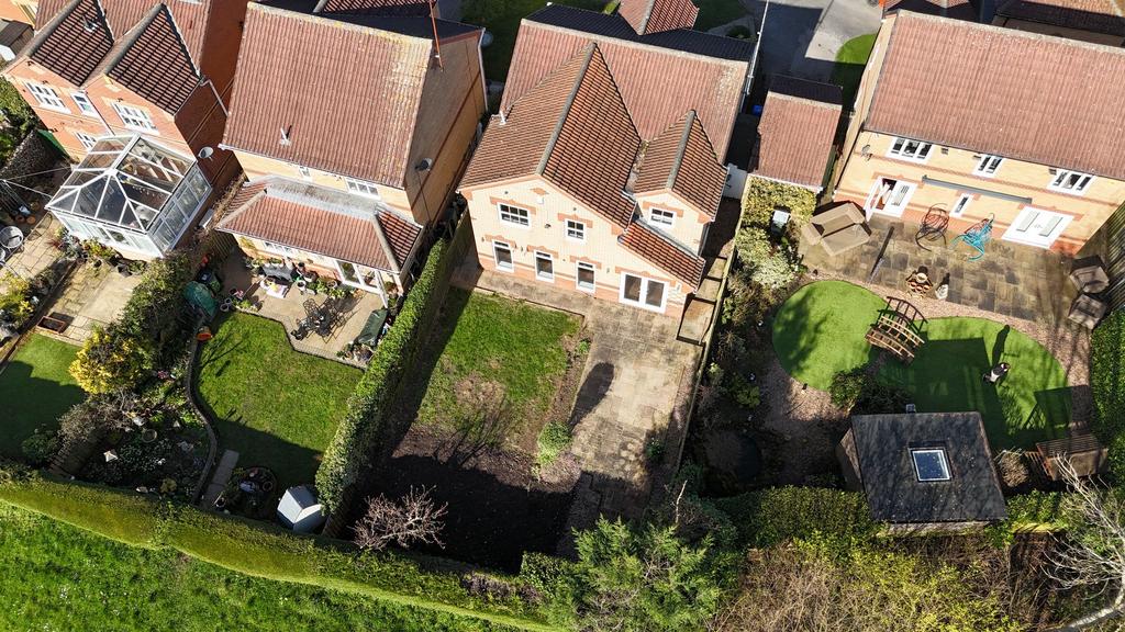 Rear aerial photo