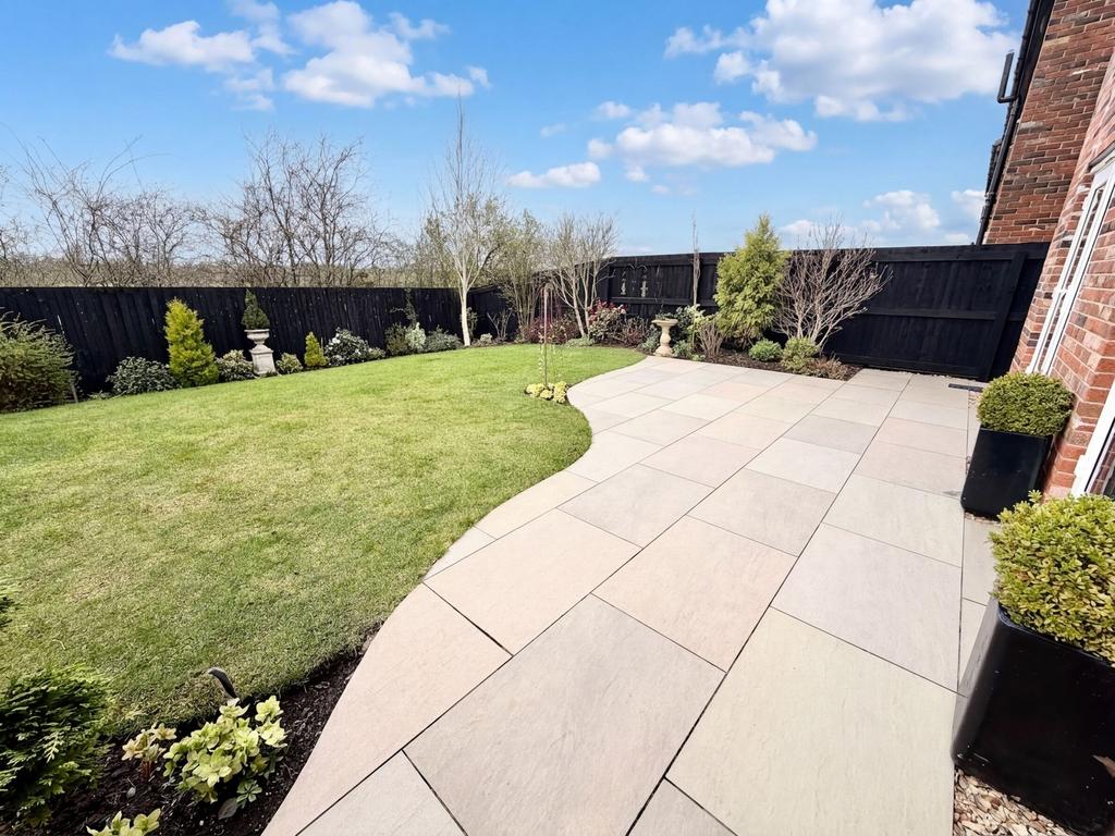 Rear garden