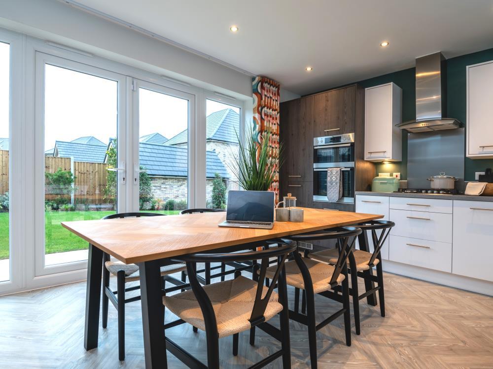 Dining of the Letchworth, a 3 bedroom house
