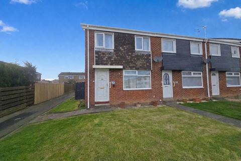 3 bedroom end of terrace house for sale, Tweed Avenue, Ellington, Morpeth