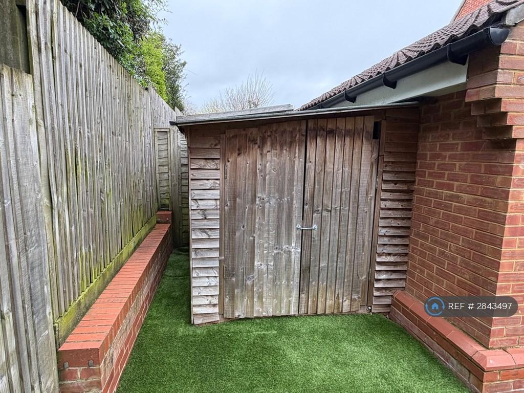 Shed Behind Garage