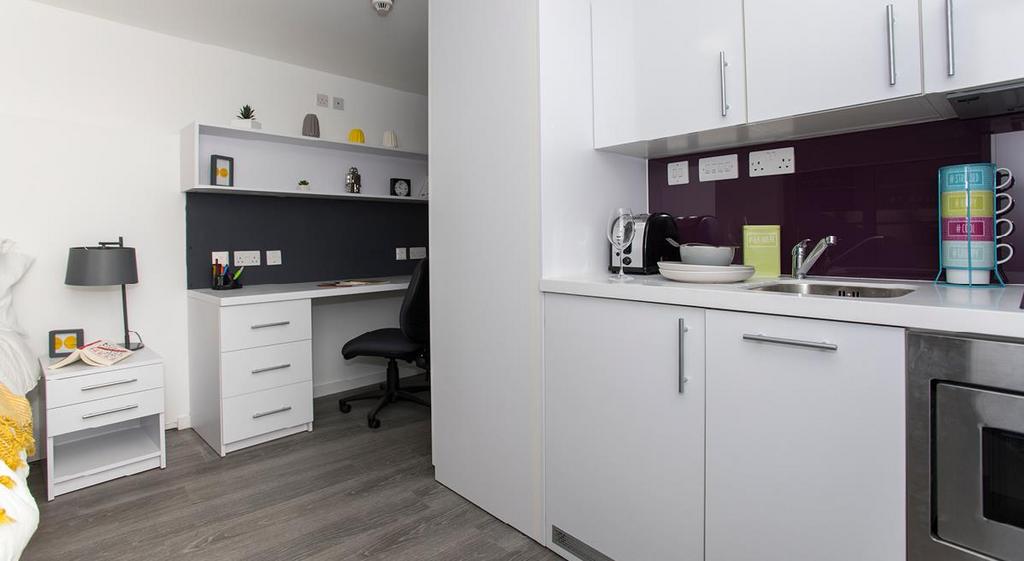 Open-plan living area