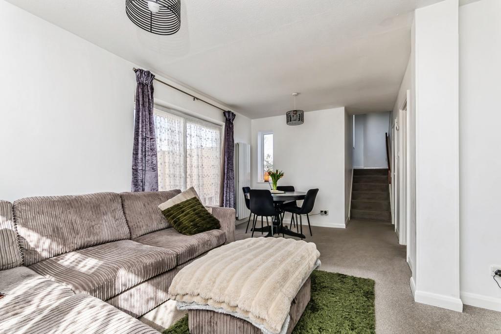Open-plan living area, open plan living
