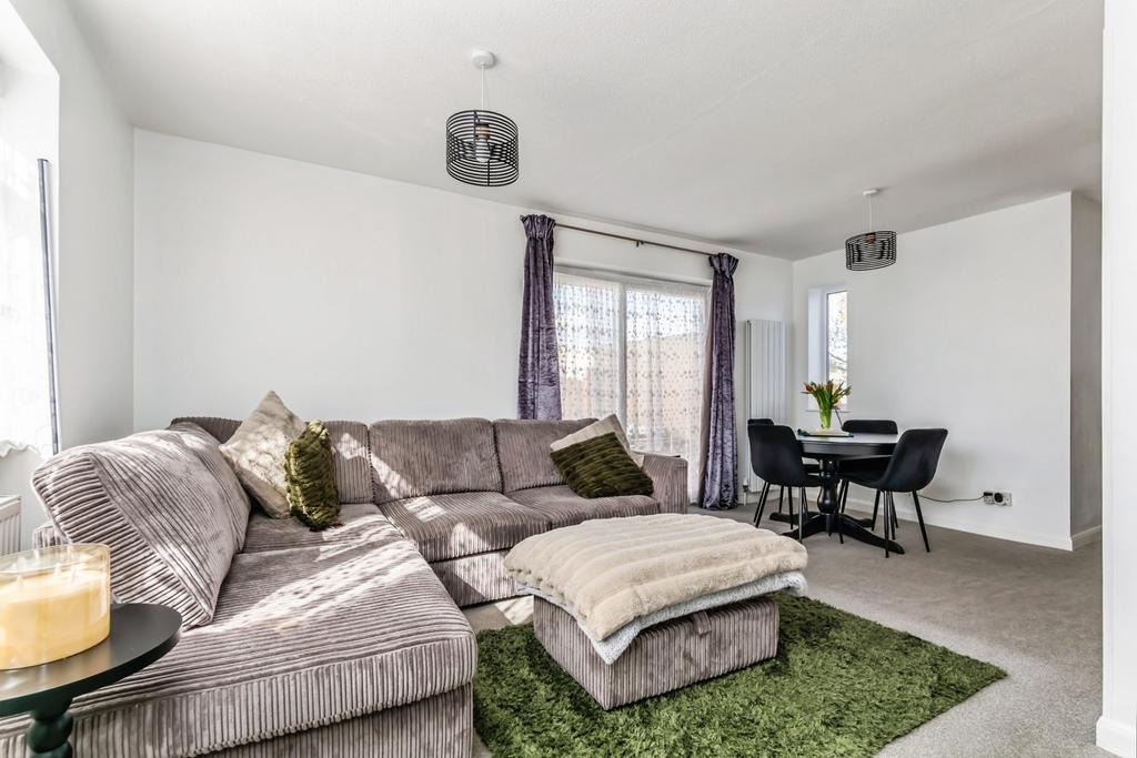 Open-plan living area, open plan living