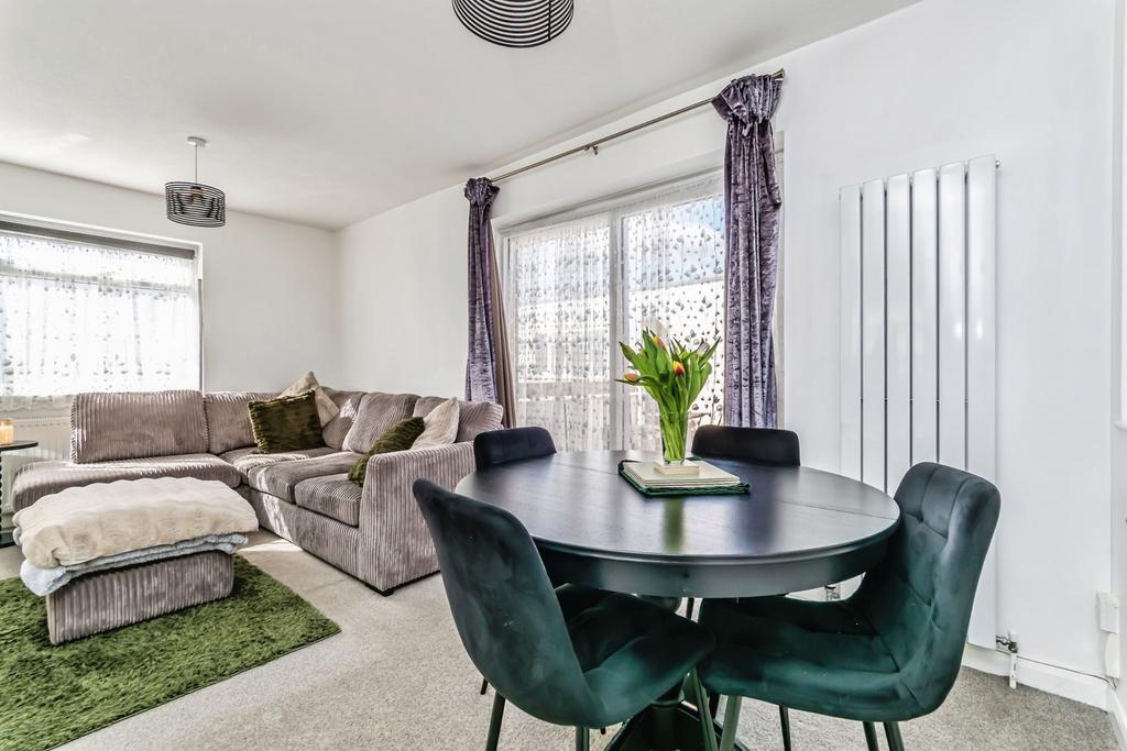Open-plan living area, open plan living