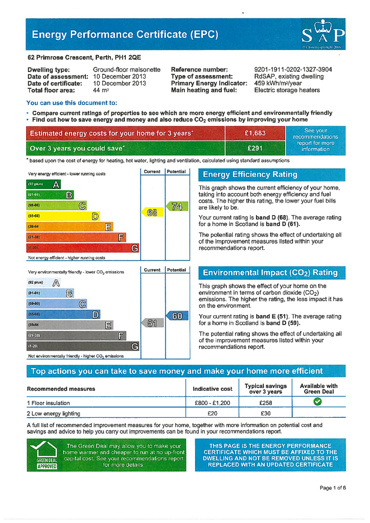 EPC Certificate