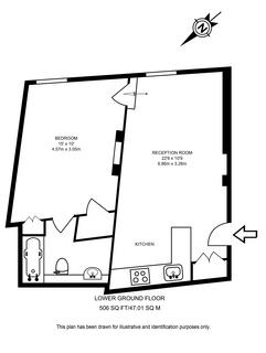 1 bedroom flat for sale, Ambrosden Avenue, London, SW1P