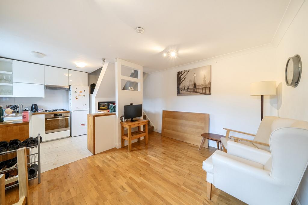 Open-plan living area, open plan living