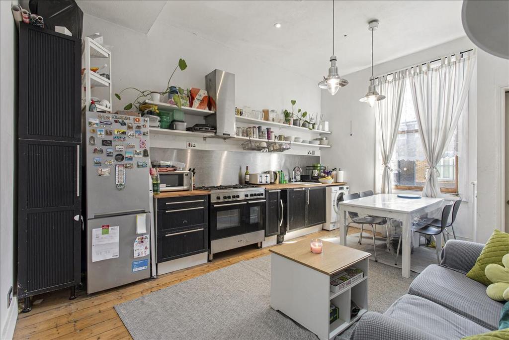 Open-plan living area, open plan living