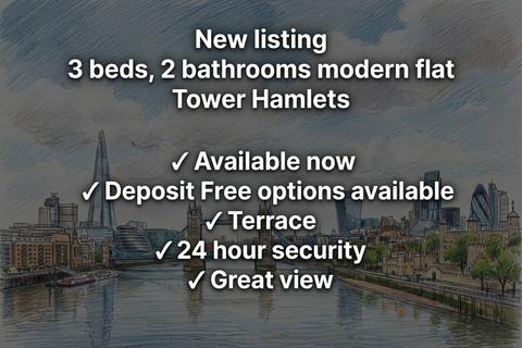 3 bedroom flat to rent, Crowder Street