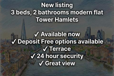 3 bedroom flat to rent, Crowder Street