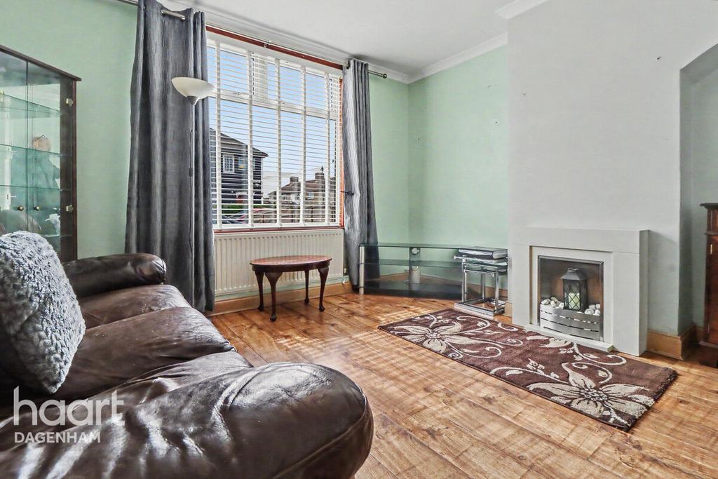Living room, fireplace