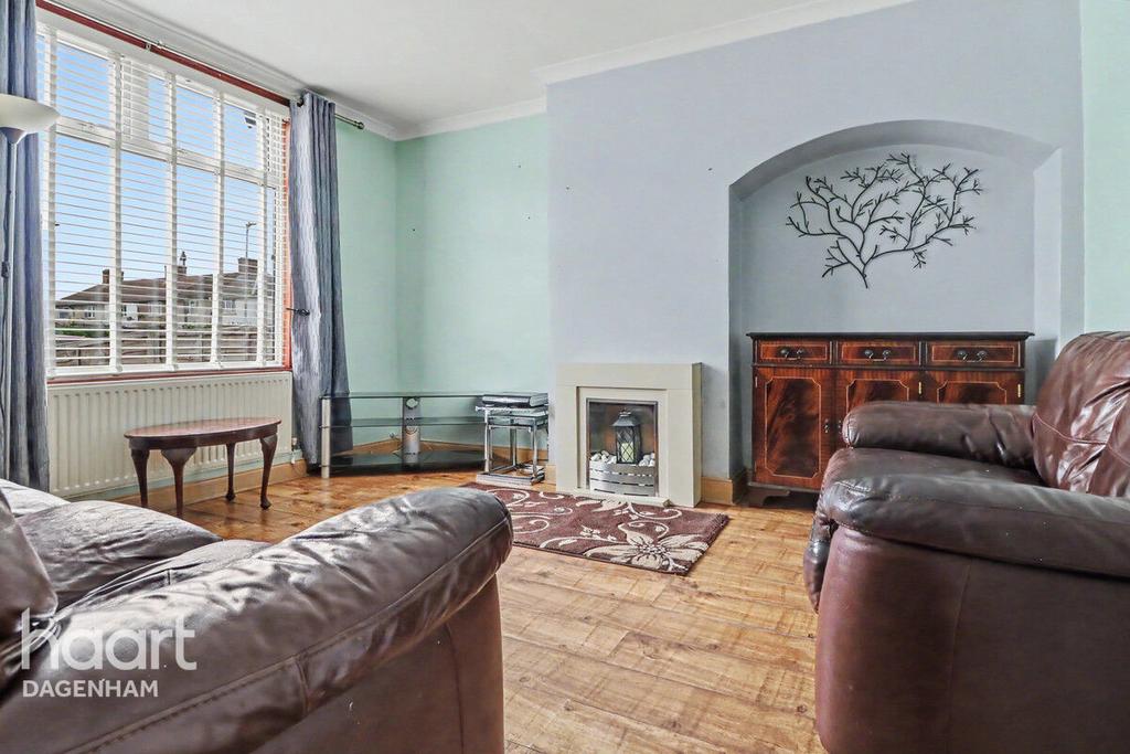 Living room, fireplace