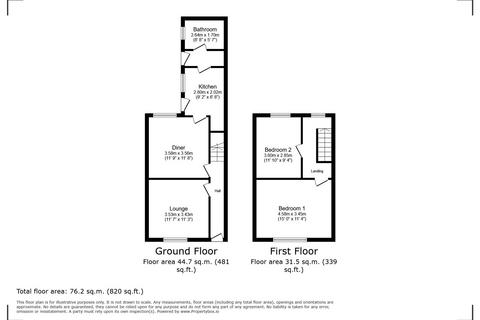 2 bedroom terraced house for sale, Tarring Street, Stockton, Stockton-on-Tees, Durham, TS18 1HH