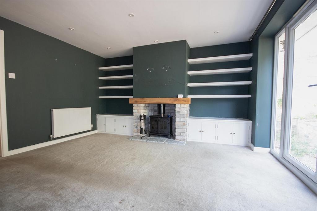Living room, fireplace