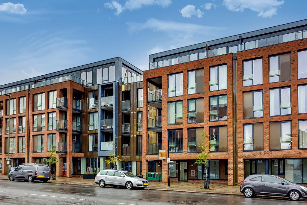 Apartment building facade, block of apartments