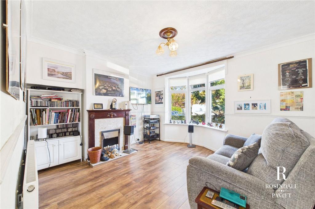 Living room, fireplace