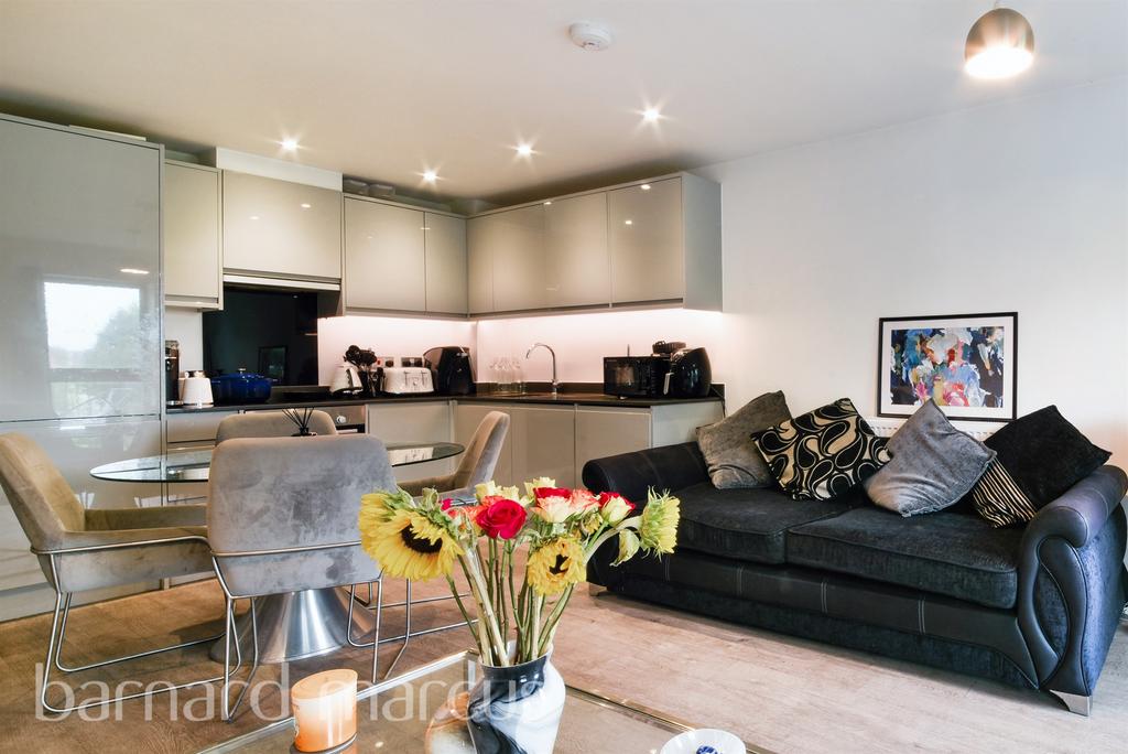 Open-plan living area