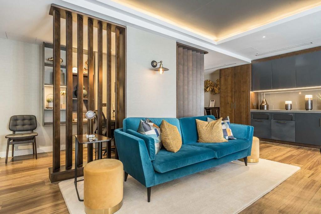 Open-plan living area, open plan living