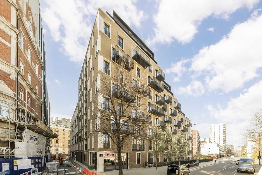 Apartment building facade, block of apartments