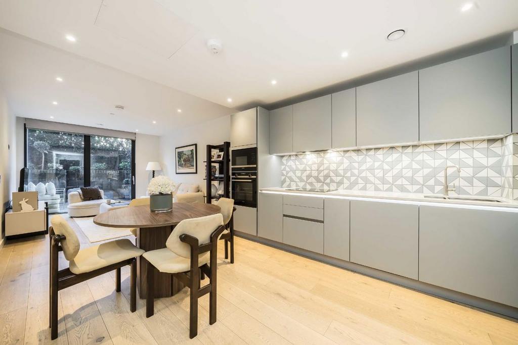 Open-plan living area, open plan living