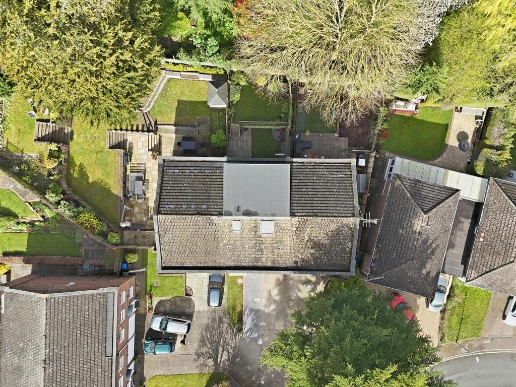 Aerial view, land