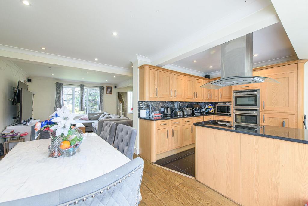 Open-plan living area, open plan living