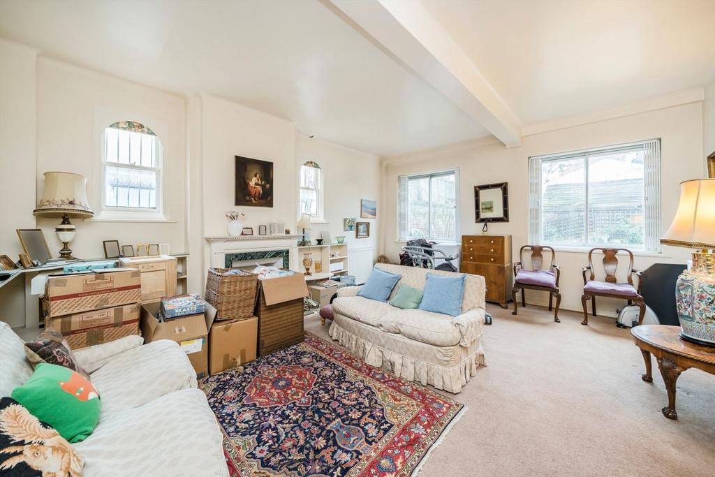 Living room, fireplace