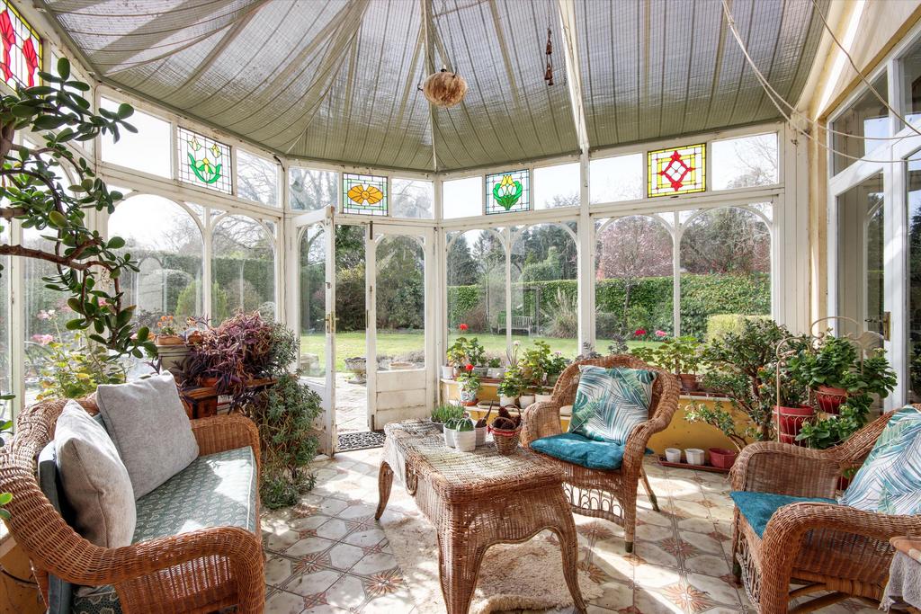Conservatory interior, conservatory