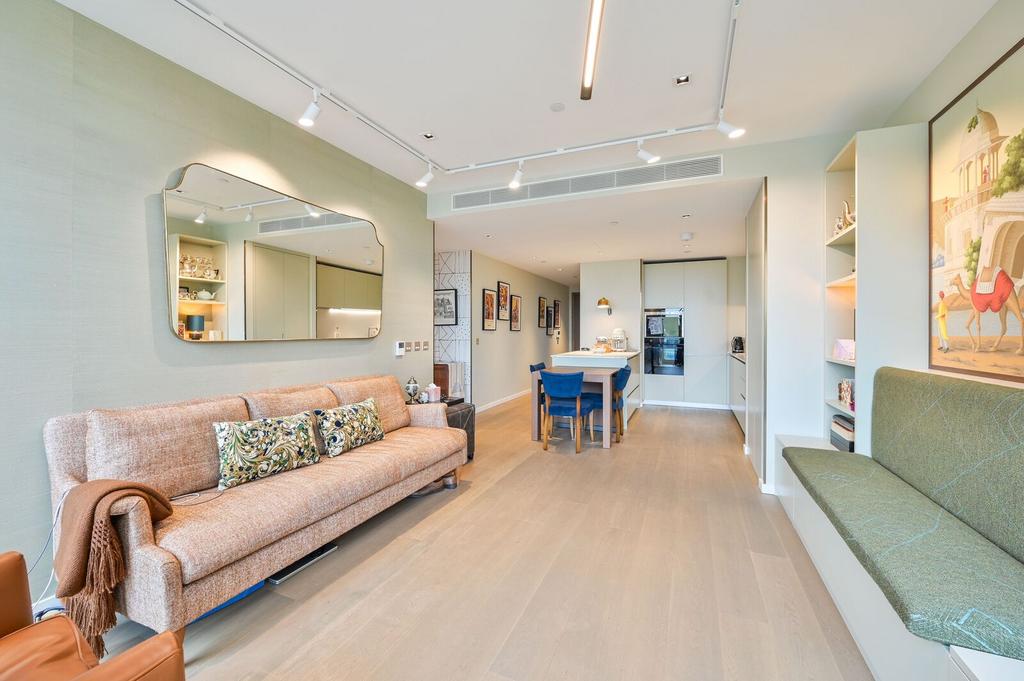 Open-plan living area, open plan living